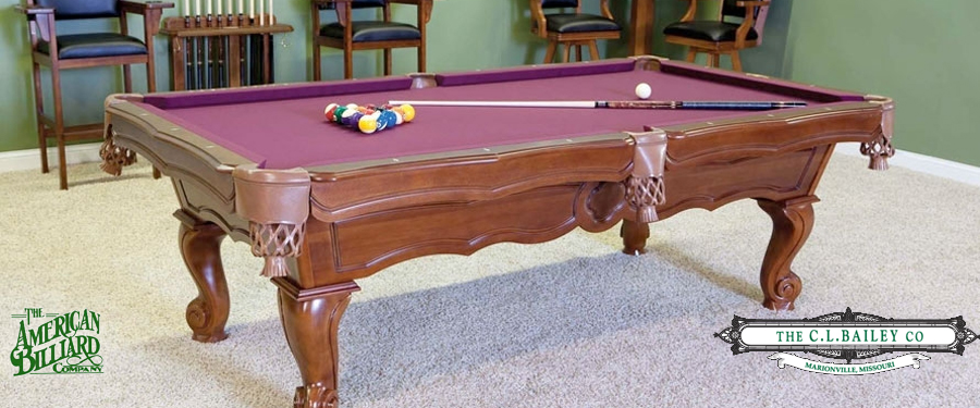 american billiards pool table